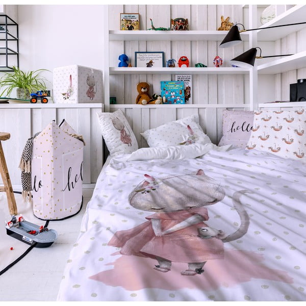 Bavlněný dětský polštář Butter Kings Mouse, 45 x 45 cm-image-1