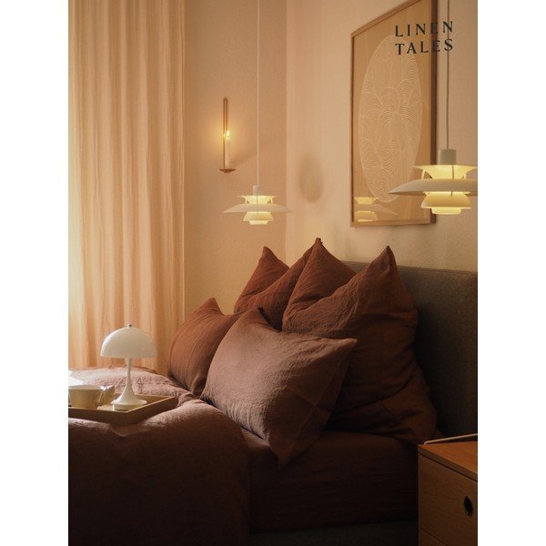 Lněný povlak na polštář 50x70 cm Chocolate – Linen Tales-image-2