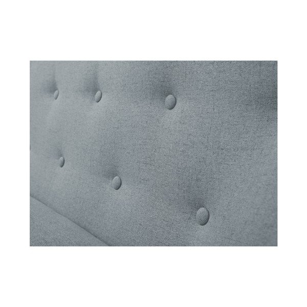 Světle modrá dvoumístná pohovka s hnědými nohami Mazzini Sofas Piemont-image-4