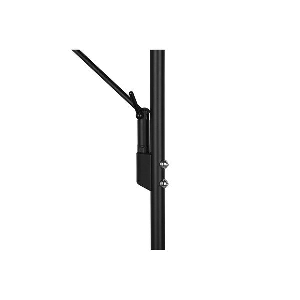 Matně černá LED stmívatelná stojací lampa (výška 180 cm) Brantford – Trio-image-3