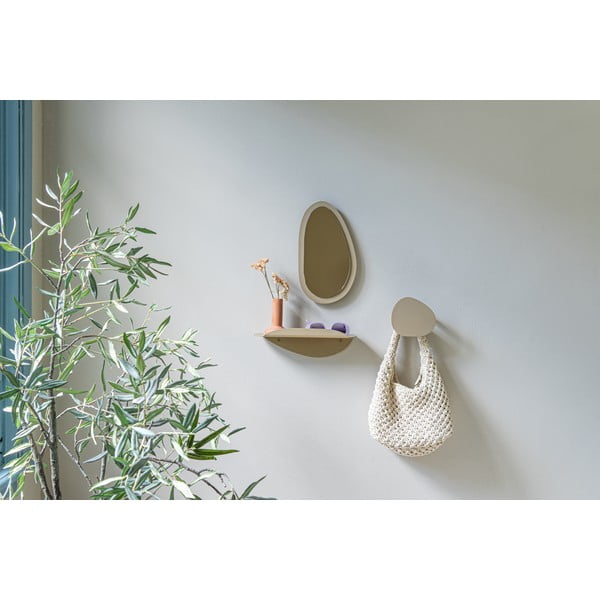 Béžová kovová police 34 cm Pipa – Spinder Design-image-4