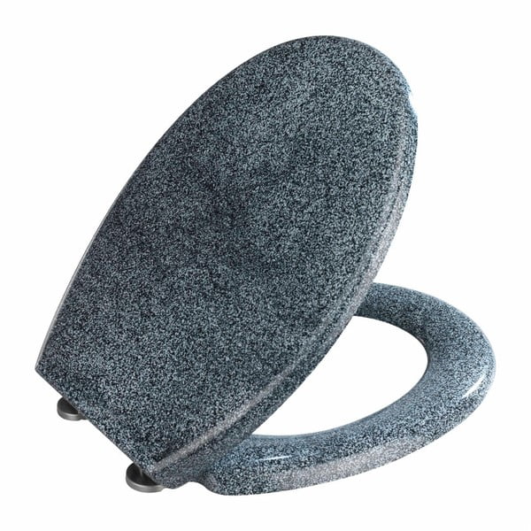 WC sedátko v žulovém dekoru se snadným zavíráním Wenko Premium Ottana, 45,2 x 37,6 cm-image-2