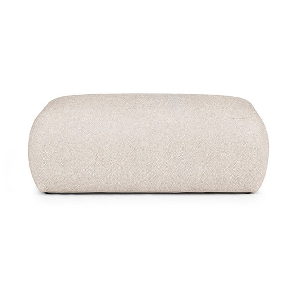 Krémová podnožka z textilie bouclé Mirel – Rodier