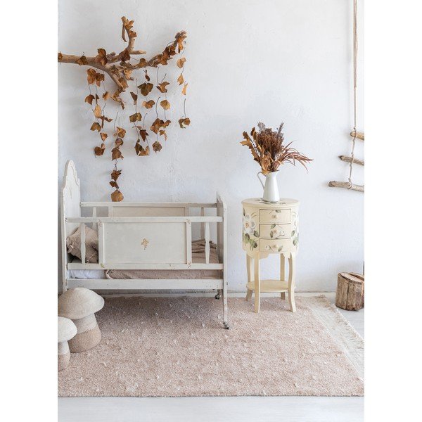 Béžový pratelný ručně tkaný bavlněný koberec 140x200 cm Woods Symphony Linen – Lorena Canals-image-1