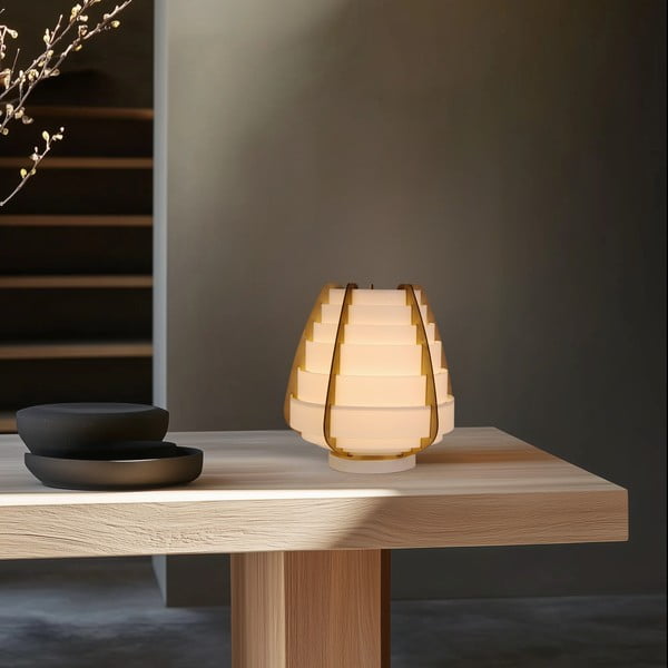 Bílá stolní lampa (výška 27 cm) Nagoja – Candellux Lighting-image-3