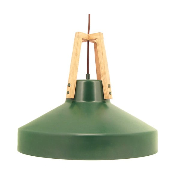 Zelené stropní světlo Loft You Work, 44 cm