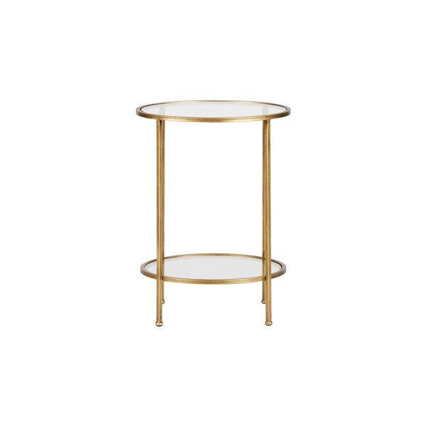 Mosazný odkládací stolek v bronzové barvě BePureHome Goddess, ⌀ 45,5 cm-image-2