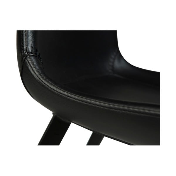 Černá koženková barová židle DAN-FORM Denmark Hype-image-3