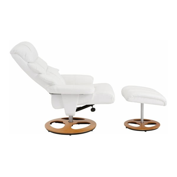 Set bílého křesla s podnožkou Støraa Tony-image-2