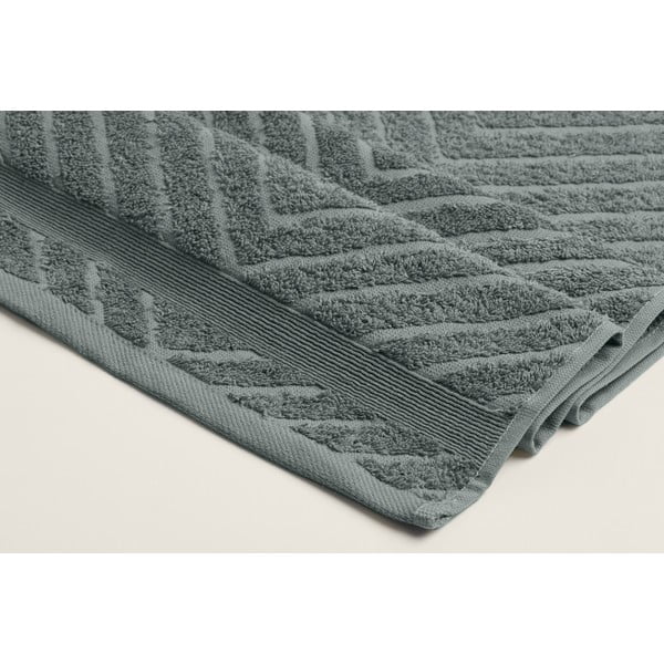 Žluto-šedé froté bavlněné ručníky v sadě 4 ks 50x90 cm – Foutastic-image-3