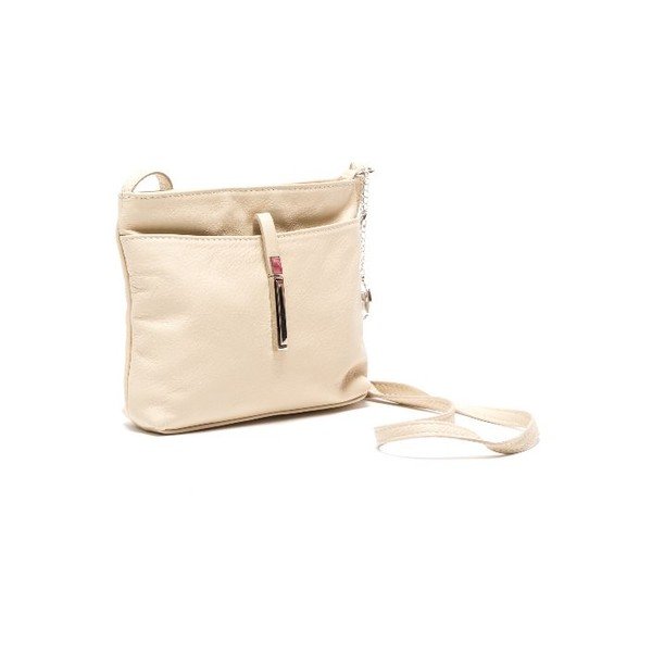 Kožená kabelka Roberta M 241s Beige-image-1