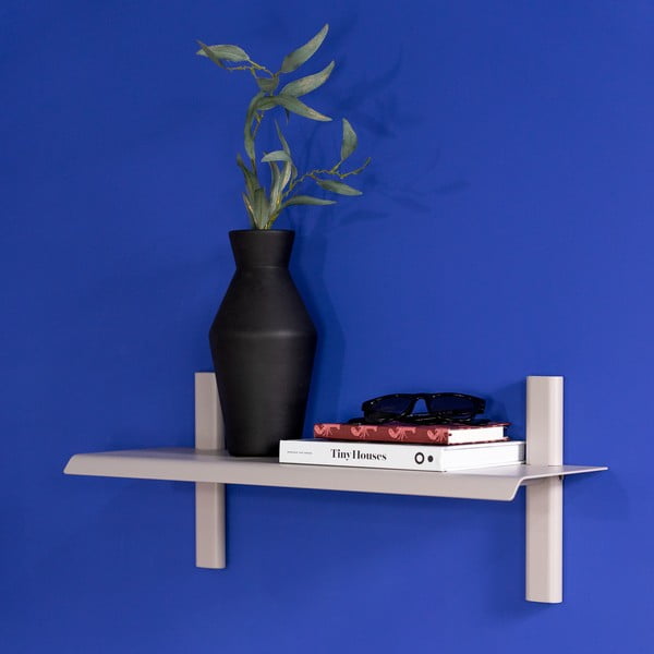 Taupe kovová police 60 cm Hola – Spinder Design-image-1