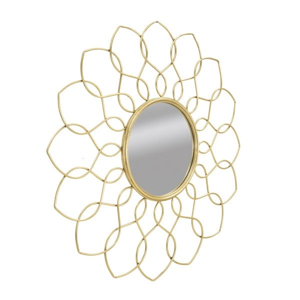 Nástěnné zrcadlo ve zlaté barvě Mauro Ferretti Girg, ⌀ 90 cm-image-1