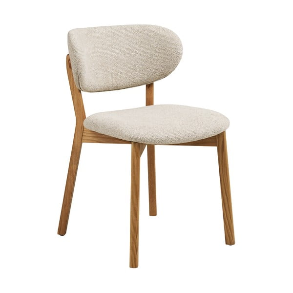 Béžová/v přírodní barvě čalouněná jídelní židle Dunkirk – House Nordic