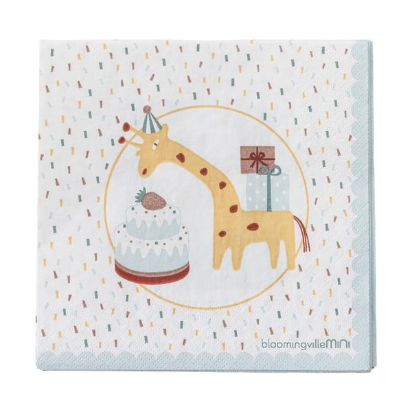 Papírové ubrousky v sadě 20 ks 33x33 cm Celebrate – Bloomingville Mini-image-3