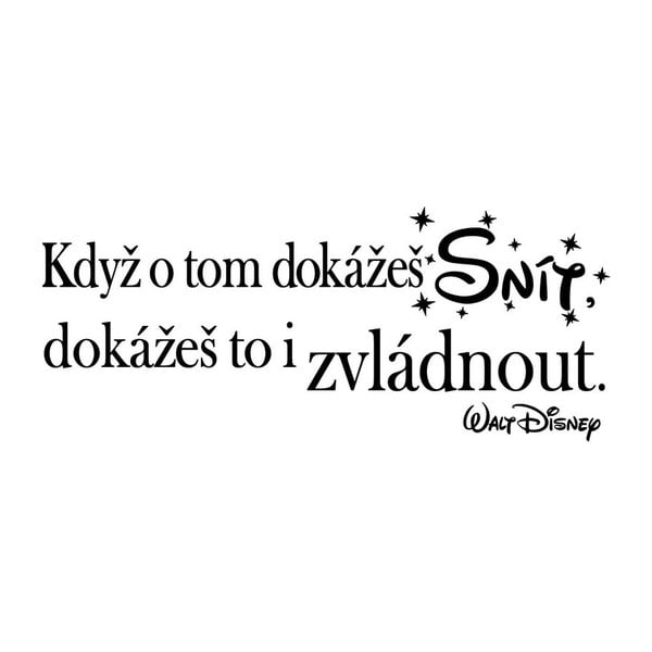 Samolepka na zeď s citátem Ambiance Když o tom dokážeš snít-image-2