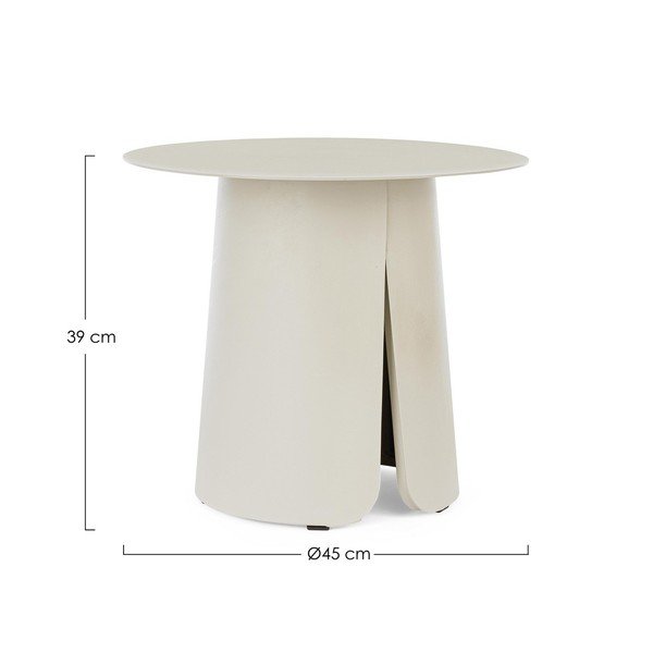 Hliníkový kulatý zahradní stolek ø 45 cm Bryan – Bizzotto-image-2