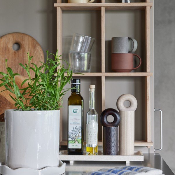 Kameninový ručně vyrobený obal na květináč ø 16,5 cm Nami – OYOY Living Design-image-1