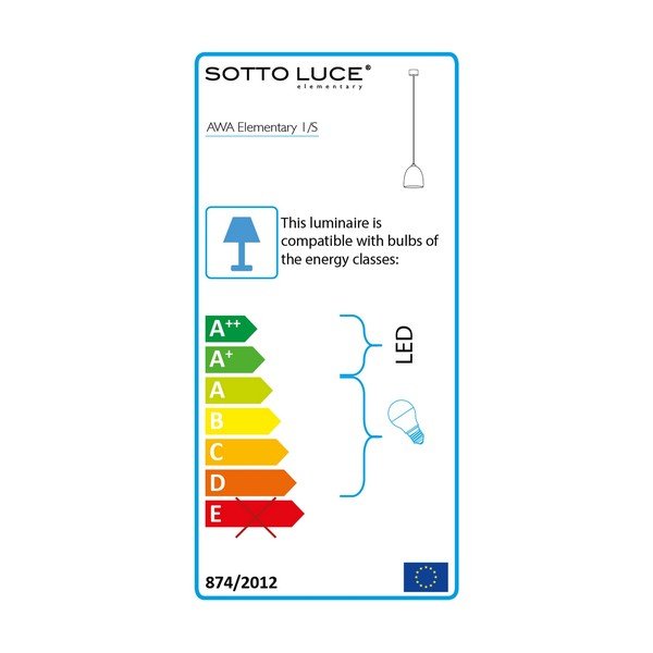 Černé závěsné svítidlo Sotto Luce Awa, ⌀ 17 cm-image-4