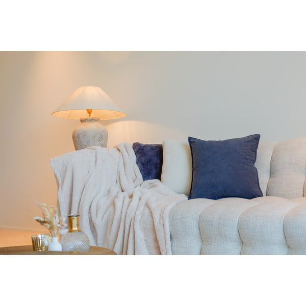 Bílobéžová deka z umělé kožešiny 150x200 cm Ruby – Tiseco Home Studio-image-4