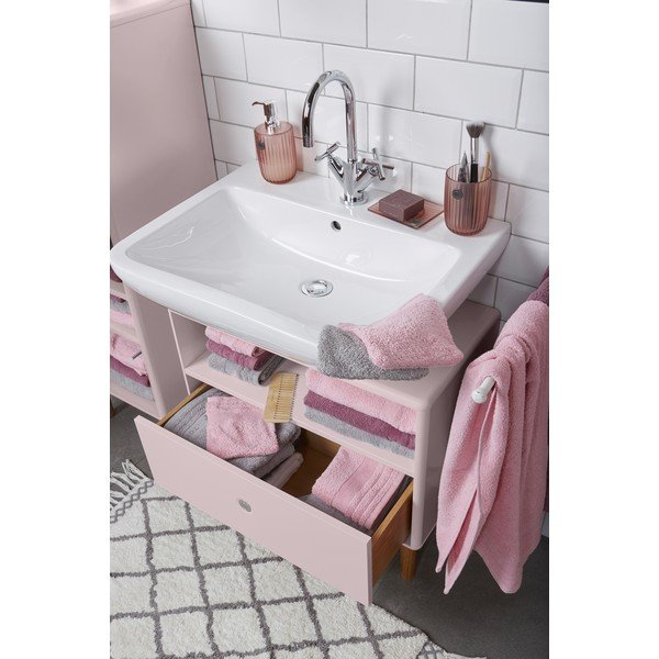 Růžová skříňka pod umyvadlo 66x45 cm Color Bath – Tom Tailor-image-1