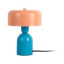 Modrá/oranžová stolní lampa (výška 24 cm) Double Funky – Leitmotiv