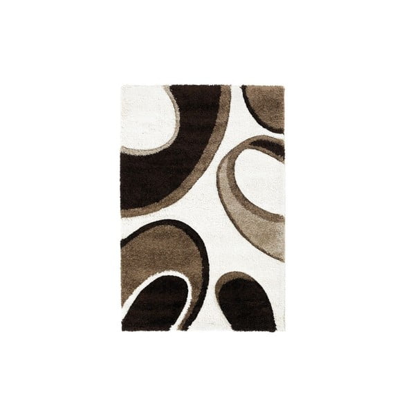 Hnědo-béžový koberec Think Rugs Fashion, 80 x 150 cm