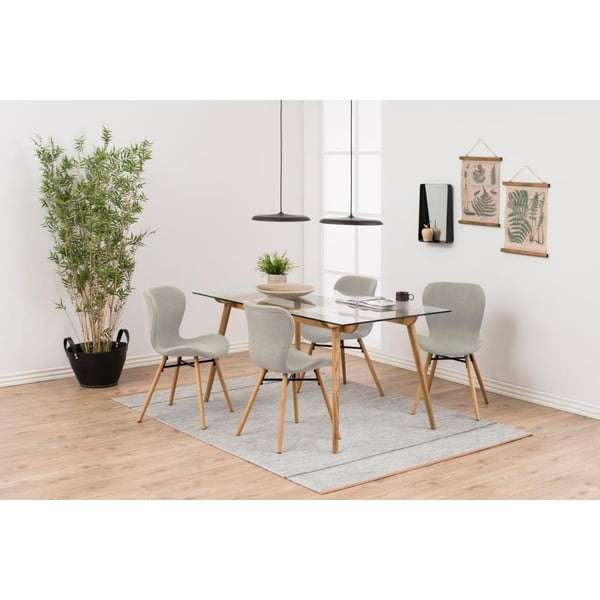 Sada 2 béžových jídelních židlí Batilda – Actona-image-2