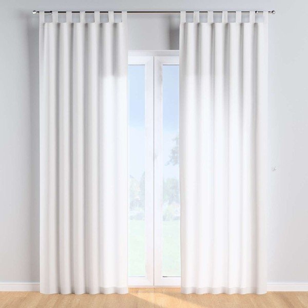 Bílý závěs 260x130 cm Happiness - Yellow Tipi-image-1