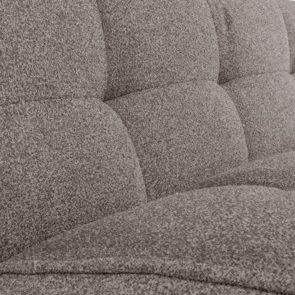 Hnědá pohovka z textilie bouclé 204 cm Cluster – vtwonen-image-1