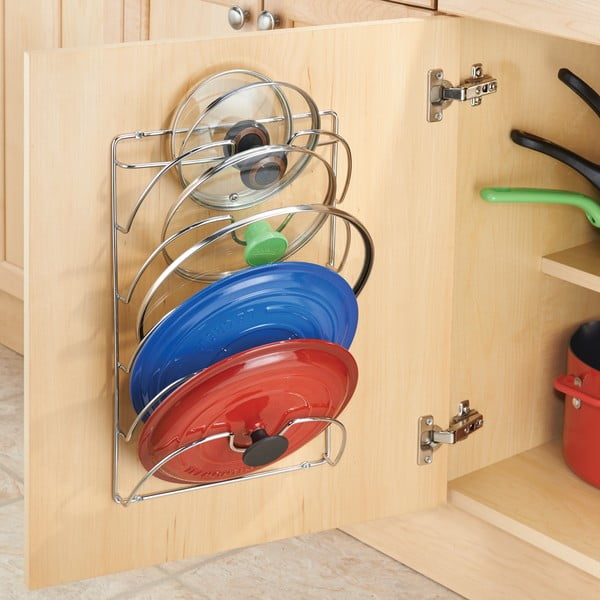 Nástěnný ocelový držák na pokličky Classico – iDesign-image-4