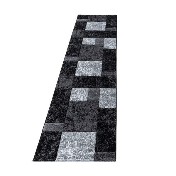 Tmavě šedý běhoun 80x300 cm Hawaii – Ayyildiz Carpets