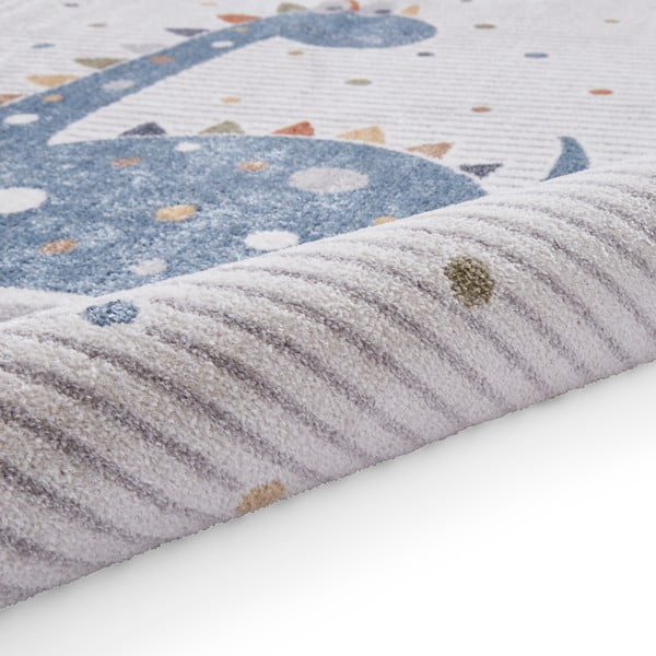 Modro-světle šedý dětský koberec 120x170 cm Vida Kids Dinosaur – Think Rugs-image-4