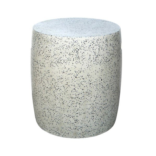 Terrazzo kulatý zahradní odkládací stolek ø 40 cm Terrazzo – LDK Garden-image-1