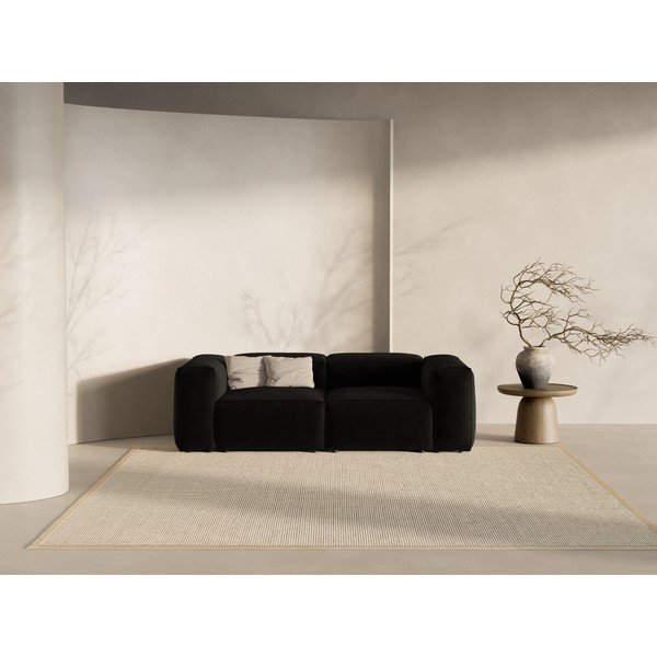 Černá pohovka 224 cm Bergamo – Cosmopolitan Design-image-1