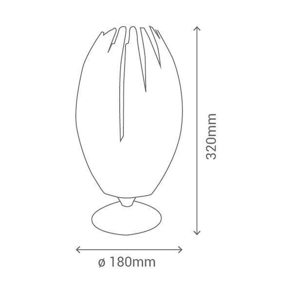 Bílá stolní lampa SULION Medusa-image-2