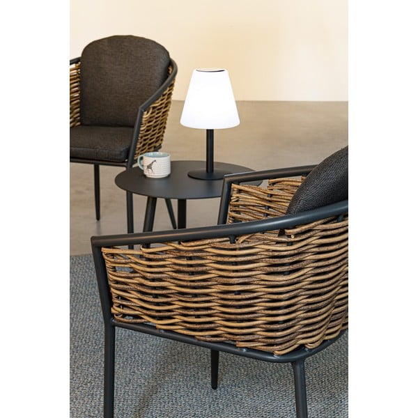 Hliníkový kulatý zahradní stolek ø 50 cm Ridley   – Bizzotto-image-2