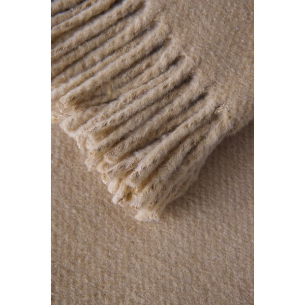 Hnědý pléd s podílem bavlny Euromant Basics, 140 x 180 cm-image-2