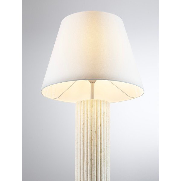 Bílá/krémová kamenná stojací lampa (výška 150 cm) Bacoo – Nova Luce-image-2