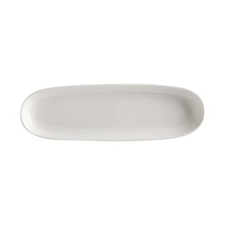 Bílý porcelánový servírovací talíř Maxwell & Williams Basic, 40 x 12,5 cm