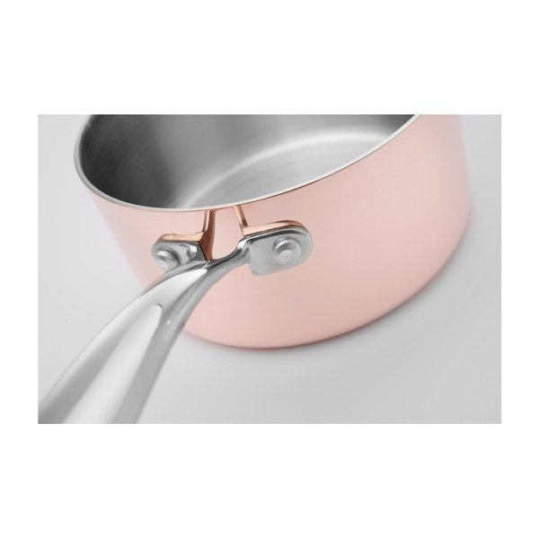 Měděný rendlík s nerezem Hendi, ø 16,5 cm-image-1