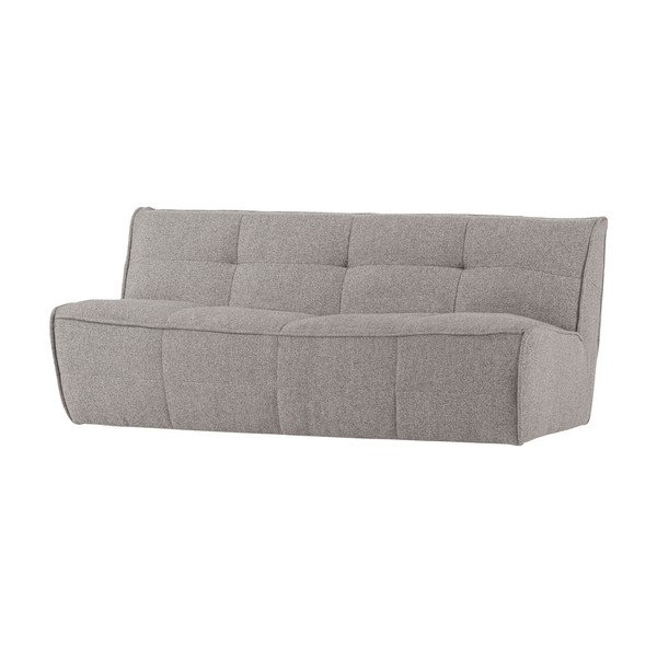 Světle šedá pohovka z textilie bouclé 204 cm Cluster – vtwonen-image-2