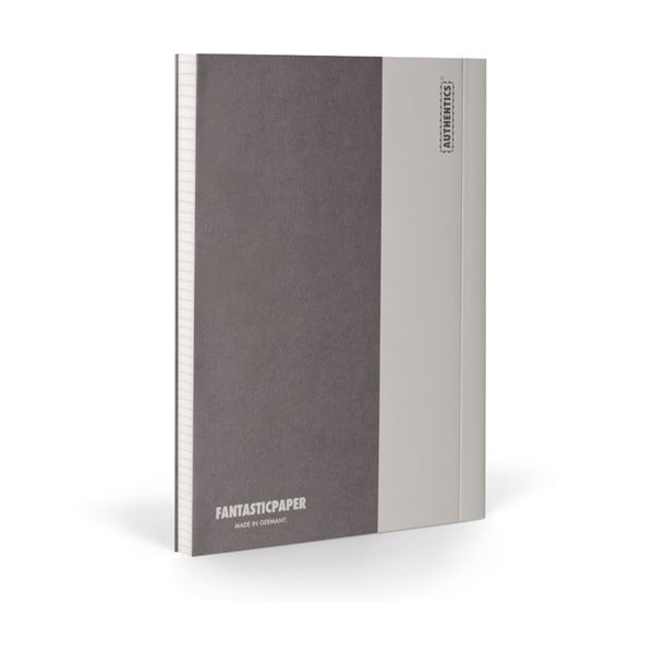 Zápisník FANTASTICPAPER XL Stone/Warm Grey, čtverečkový
