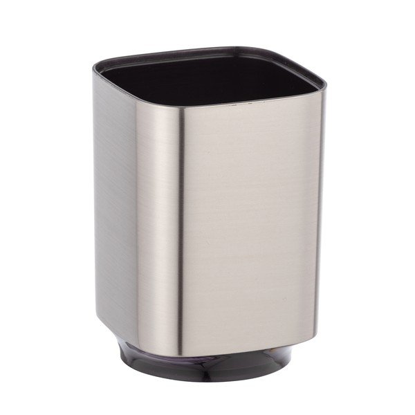 Kelímek na zubní kartáčky ve stříbrné barvě Wenko Auron-image-2