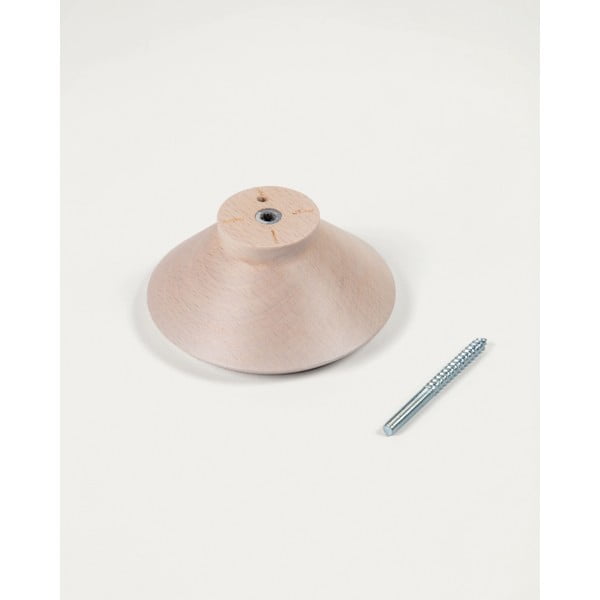 Nástěnné dřevěné háčky v sadě 3 ks v přírodní barvě Nadua – Kave Home-image-3