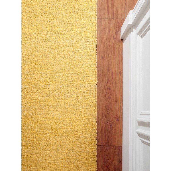 Žlutý ručně tkaný běhoun z materiálu bouclé 80x200 cm Notting Hill Portobello – Ted Baker-image-4