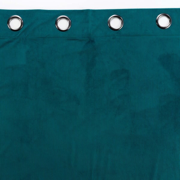 Modrý manšestrový závěs 140x260 cm Casual – douceur d'intérieur-image-3