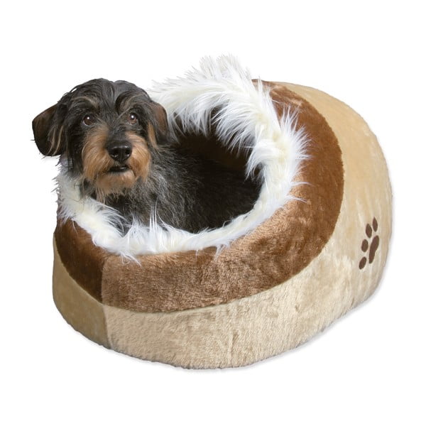 Béžová plyšová kukaň pro kočku 35x26 cm Trixie Minou – Plaček Pet Products-image-2