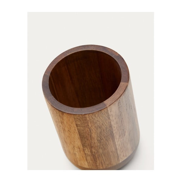 Dřevěný kelímek na zubní kartáčky v přírodní barvě Senda – Kave Home-image-4
