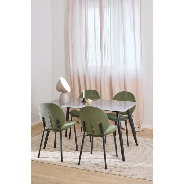 Khaki jídelní židle Cliff – Actona-image-4